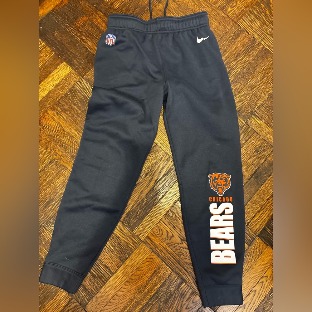 NFL Kids Chicago Bears Black Sweatpants